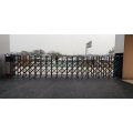 Aluminum Alloy Folding Design Sliding Telescopic Gate Hot Sale Retractable Gate High Quality Trackless Sliding Gate